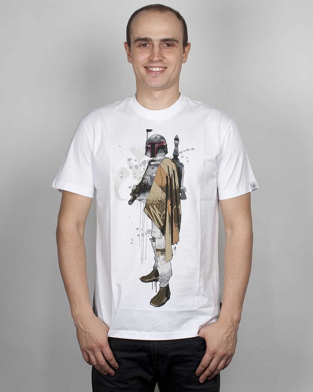 купить Футболка Addict Star Wars Boba Fett White в Москве купить Футболка Addict Star Wars Boba Fett White в Москве