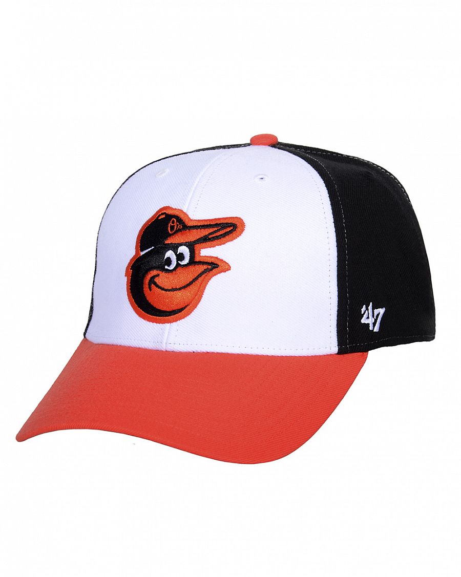 Бейсболка '47 Brand MVP WBV Baltimore Orioles Black White Orange отзывы