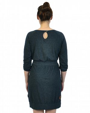 Платье женское короткий рукав Naketano Schnuckis Muckis IV Indigo Blue Melange Платье женское короткий рукав Naketano Schnuckis Muckis IV Indigo Blue Melange