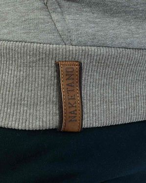 Толстовка женская на молнии с капюшоном Naketano Brazzo Djubre Melange