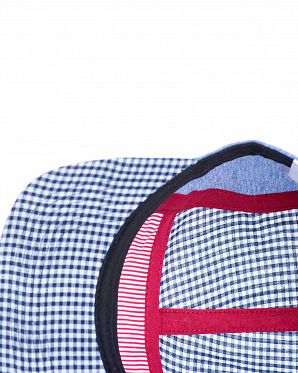 Бейсболка 5 панелей летняя Herschel Supply Co Glendale Classic Navy Gingham Бейсболка 5 панелей летняя Herschel Supply Co Glendale Classic Navy Gingham