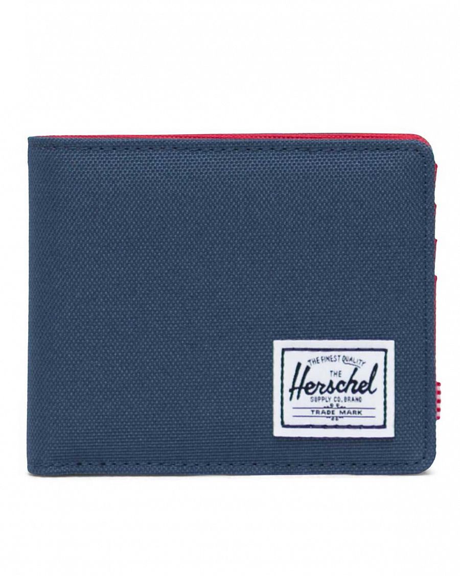 Кошелек с отделом под мелочь Herschel Roy + Coin Navy Red отзывы