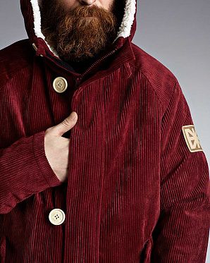Куртка водоотталкивающая на меху Makia Raglan Jacket Cordovan Куртка водоотталкивающая на меху Makia Raglan Jacket Cordovan