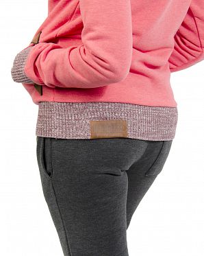 Толстовка женская с капюшоном Германия Naketano The Dark Sides Cherry Melange