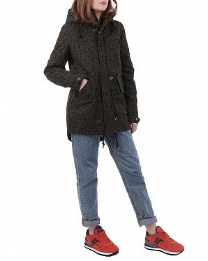 Парка женская утепленная Urban Classics Clash Parka Panther Print