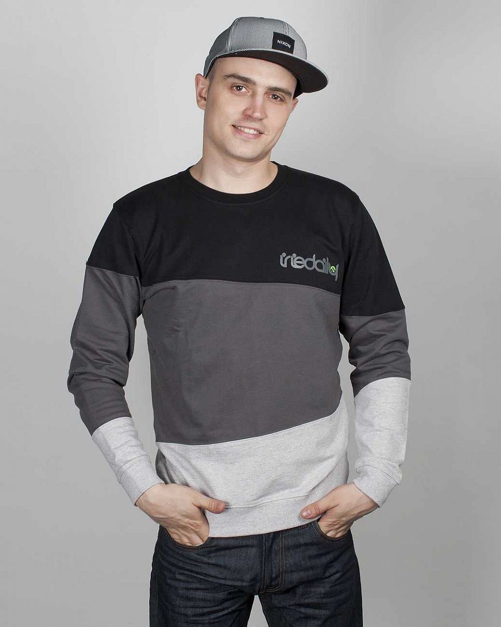 купить Толстовка Iriedaily Conctructed Crew Anthracite в Москве купить Толстовка Iriedaily Conctructed Crew Anthracite в Москве