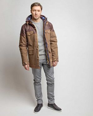 Куртка водоотталкивающая утепленная Iriedaily Dock 36 Brown Куртка водоотталкивающая утепленная Iriedaily Dock 36 Brown