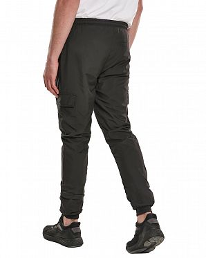 Джоггеры мужские Urban Classics Cargo Nylon Track Pants TB3669 Black Джоггеры мужские Urban Classics Cargo Nylon Track Pants TB3669 Black