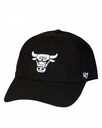 Бейсболка '47 Brand MVP WBV Chicago Bulls Black White