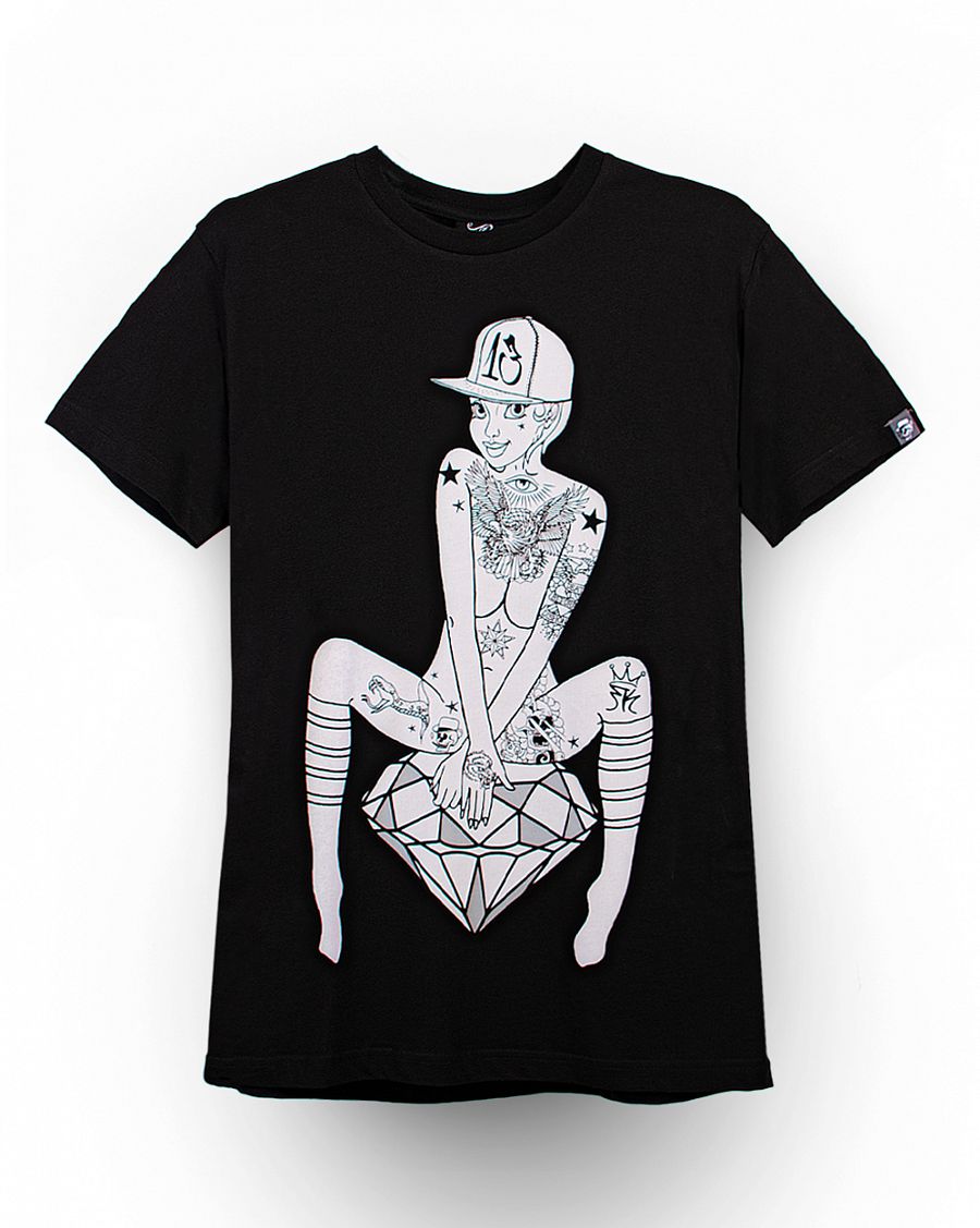 Футболка мужская Rum Knuckles Lady Diamond Black отзывы Футболка мужская Rum Knuckles Lady Diamond Black отзывы