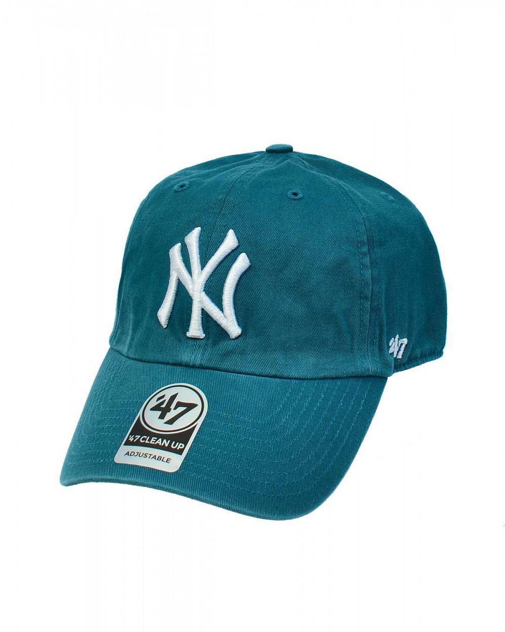 Бейсболка классическая с изогнутым козырьком '47 Brand Clean Up New York Yankees Dark Teal отзывы