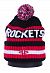 Шапка с помпоном на флисе '47 Brand NBA Houston Rockets Red Black отзывы