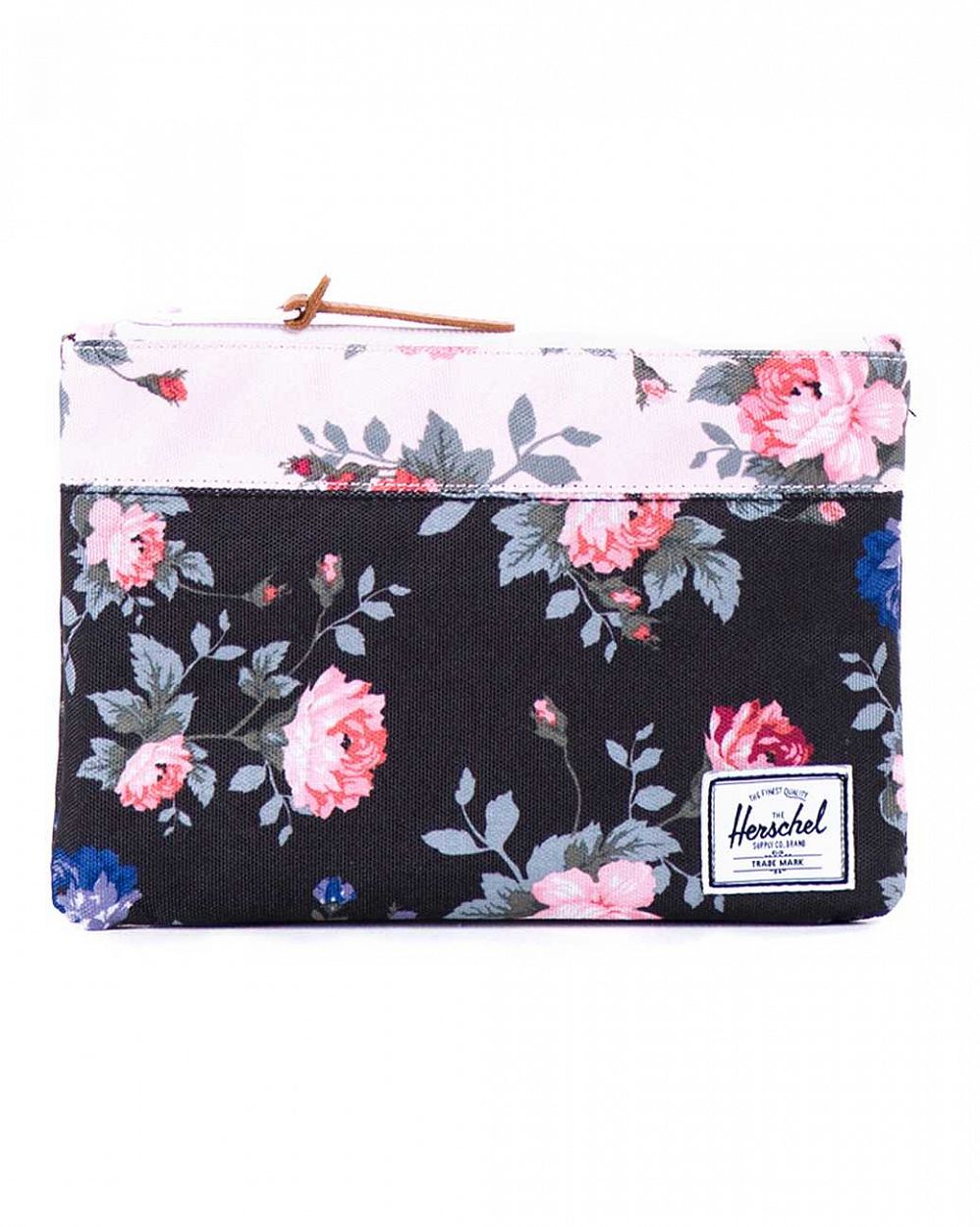 купить Клатч Herschel Field Pouch Black Floral Pink в Москве купить Клатч Herschel Field Pouch Black Floral Pink в Москве