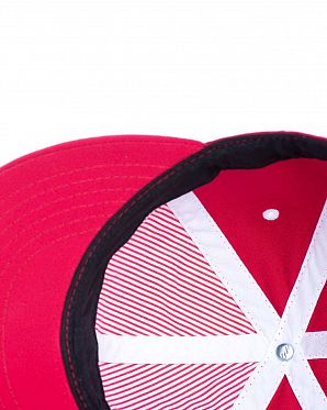 Бейсболка с прямым козырьком Herschel Creston Red Бейсболка с прямым козырьком Herschel Creston Red