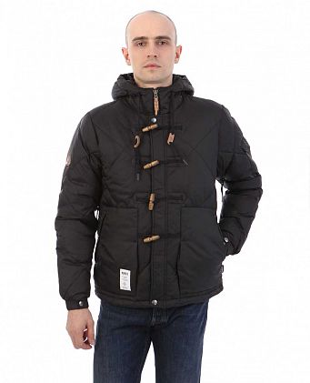 Пуховик мужской Addict Goose Duffel Black