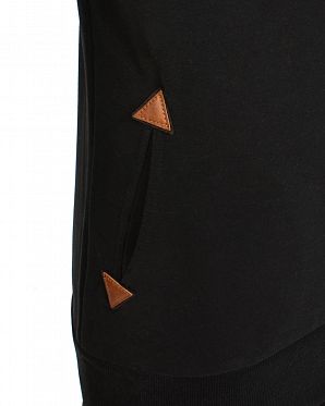 Толстовка длинная женская с капюшоном Naketano Darth Long IX Black Толстовка длинная женская с капюшоном Naketano Darth Long IX Black