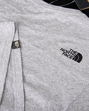 Футболка мужская The North Face Fine Front Box Grey Heathet Футболка мужская The North Face Fine Front Box Grey Heathet