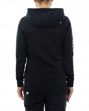 Толстовка на молнии флисовая женская The North Face 1/4 Zip Hoodie Black