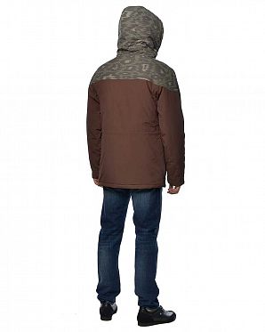 Куртка водоотталкивающая демисезонная Iriedaily Insulaner Chocolate