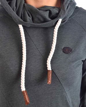 Футболка с длинным рукавом и капюшоном Naketano Mandy Dark Forest Футболка с длинным рукавом и капюшоном Naketano Mandy Dark Forest