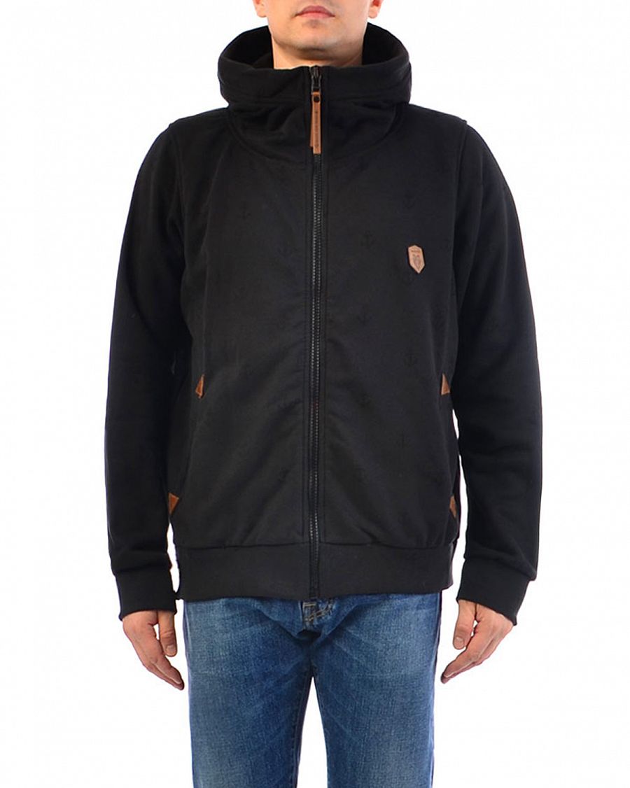 Толстовка мужская на молнии с капюшоном Naketano Full-Zip Hoodie Birol Black Claret отзывы Толстовка мужская на молнии с капюшоном Naketano Full-Zip Hoodie Birol Black Claret отзывы