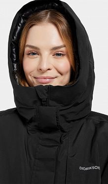 Парка женская зимняя водонепроницаемая Didriksons Leya Long Black Парка женская зимняя водонепроницаемая Didriksons Leya Long Black