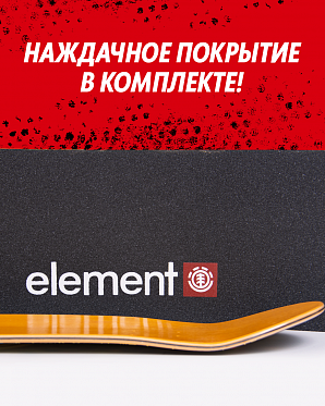 Дека Element с покрытием 8.25 (9 белый голубой 8.25)