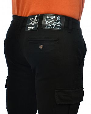 Джоггеры мужские джинсовые эластичные Hoxton Slim Jean Black Джоггеры мужские джинсовые эластичные Hoxton Slim Jean Black