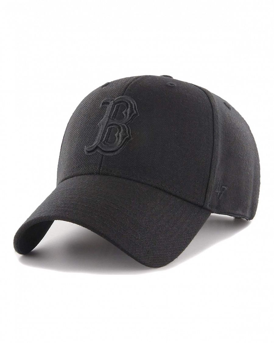 Бейсболка классическая с изогнутым козырьком '47 Brand MVP Boston Red Sox Black отзывы