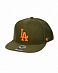 Бейсболка с прямым козырьком '47 Brand Captain Snapback Los Angeles Dodgers Sandalwood