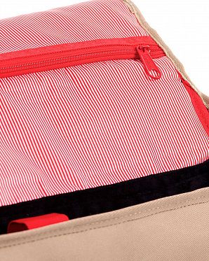 Сумка для ноутбука Herschel Mill-messenger Red Khaki Сумка для ноутбука Herschel Mill-messenger Red Khaki