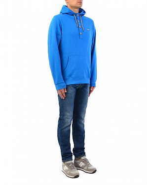 Толстовка мужская с капюшоном Iriedaily Hipster Hoody Blue