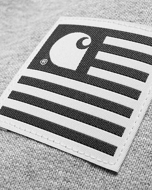 Толстовка мужская на флисе Carhartt State Sweat Grey