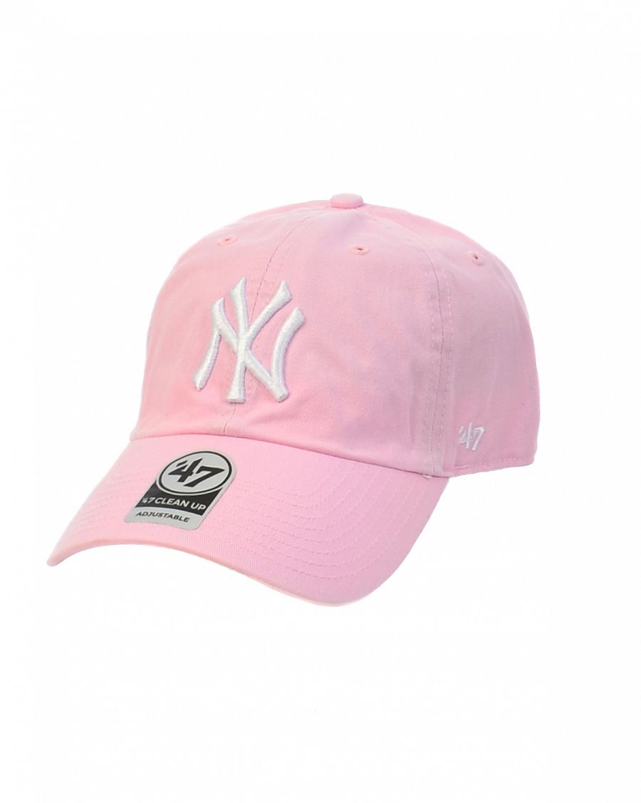 Бейсболка классическая с изогнутым козырьком '47 Brand Clean Up New York Yankees Petal Pink отзывы