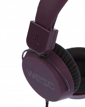 Наушники с микрофоном проводные складные WeSC Piston Burgundy