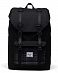 Рюкзак городской для ноутбука 13 дюймов Herschel L. America Mid Black Grayscale Plaid отзывы