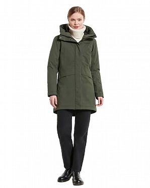 Демисезонная парка женская Didriksons Cajsa Green