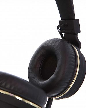 Наушники с микрофоном проводные складные WeSC Cymbal On Ear Headphones Black Наушники с микрофоном проводные складные WeSC Cymbal On Ear Headphones Black