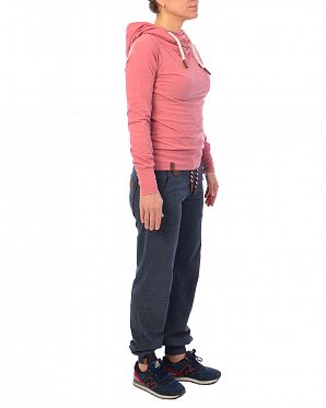 Лонгслив женский с капюшоном Naketano Mandy Foggy Rose Лонгслив женский с капюшоном Naketano Mandy Foggy Rose