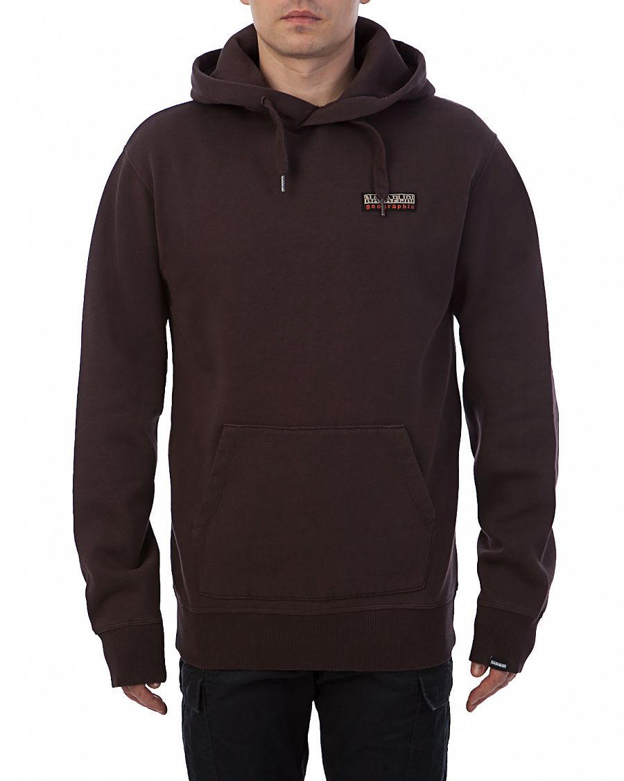 Толстовка мужская с капюшоном Napapijri Boading Hoodie Brown отзывы