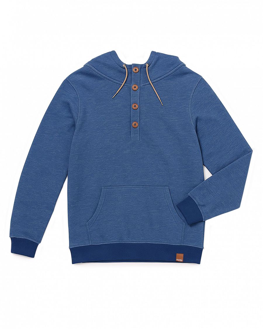Толстовка мужская с капюшоном Iriedaily Bricster Hoody Blue Mel отзывы Толстовка мужская с капюшоном Iriedaily Bricster Hoody Blue Mel отзывы