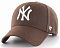 Бейсболка классическая с изогнутым козырьком '47 Brand MVP SNAPBACK New York Yankees BW Brown отзывы
