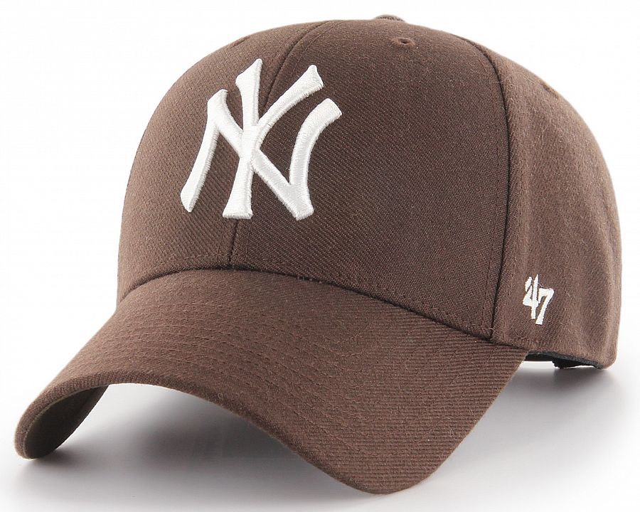 Бейсболка классическая с изогнутым козырьком '47 Brand MVP SNAPBACK New York Yankees BW Brown отзывы