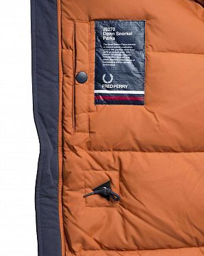 Куртка-парка на пуху Fred Perry J3270 Down Arctic Jacket Navy Куртка-парка на пуху Fred Perry J3270 Down Arctic Jacket Navy