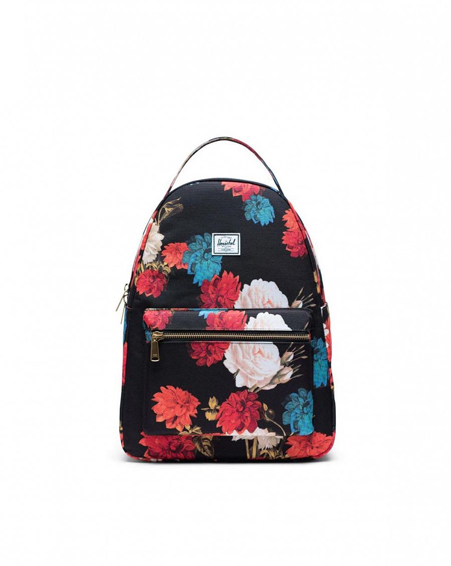 Рюкзак городской для 13 ноутбука Herschel Nova Mid-Volume Vintage Floral Black отзывы