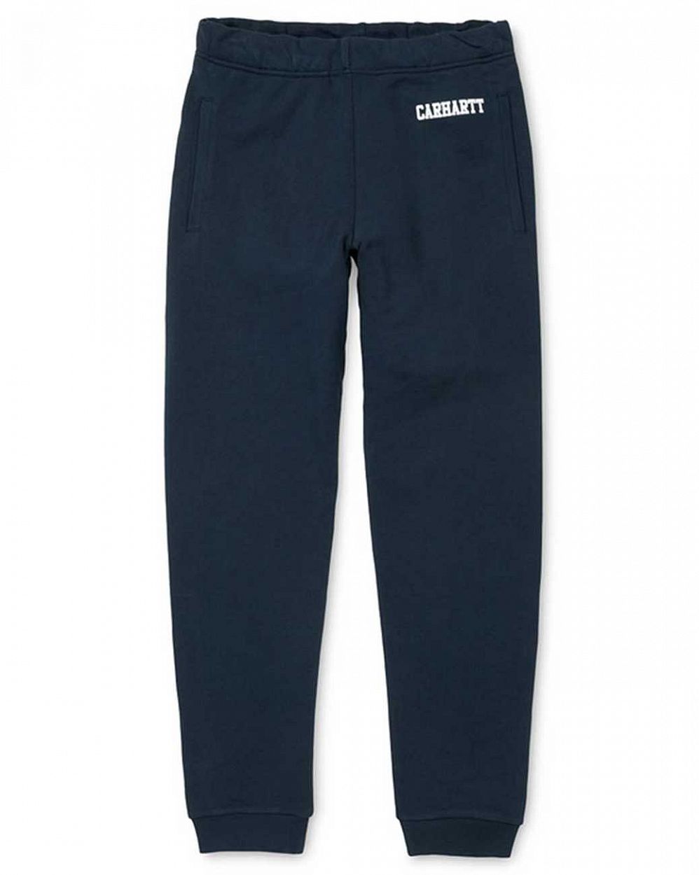 Спортивные штаны на резинке Carhartt WIP College Sweat Pant Navy отзывы