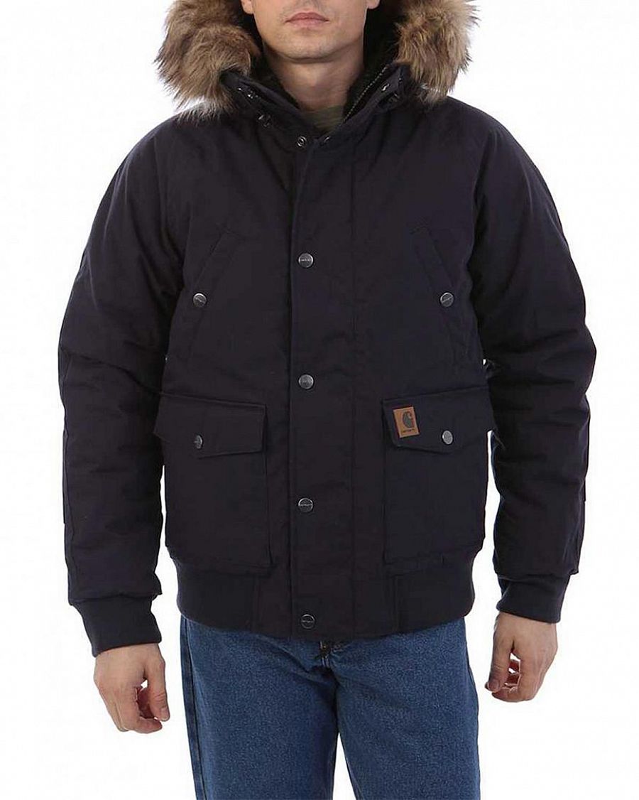 Куртка мужская авиатор Carhartt WIP Trapper Jacket Navy отзывы
