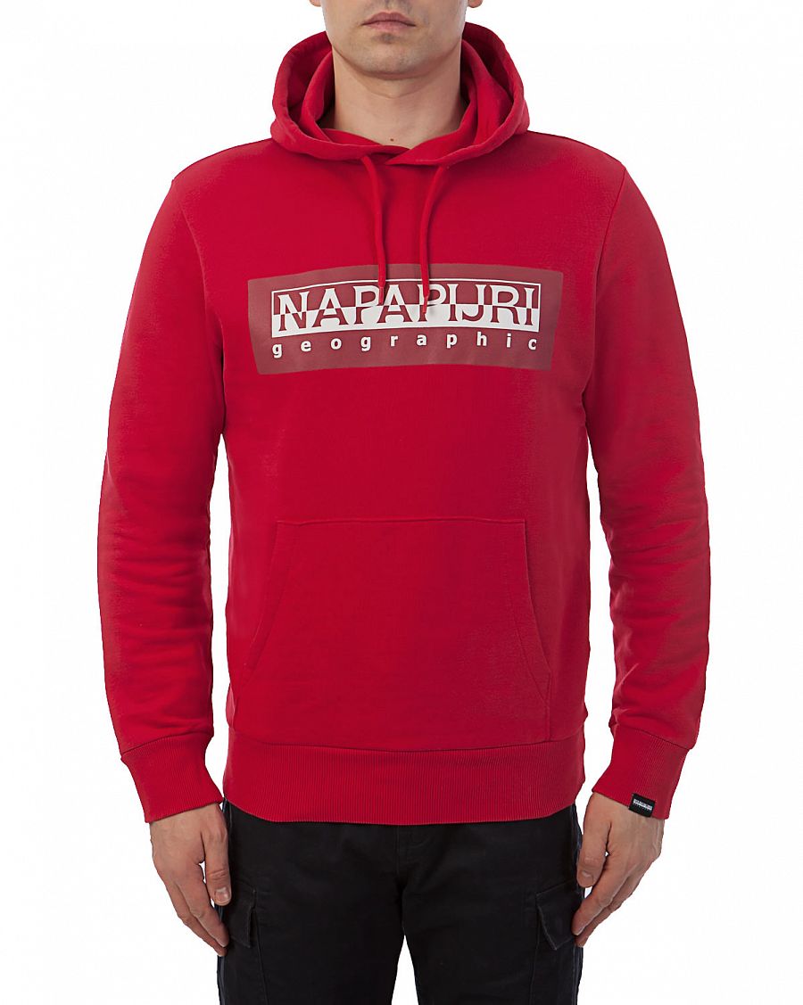 Толстовка мужская с капюшоном Napapijri Berber Hoodie Red отзывы