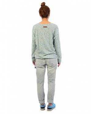 Футболка женская с длинным рукавом Naketano Grafenberg Mint Футболка женская с длинным рукавом Naketano Grafenberg Mint