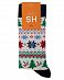 Носки высокие мужские Швеция Happy Socks New Year White отзывы